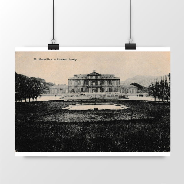 Image front Affiche MARSEILLE - Le Château Borely - 1907