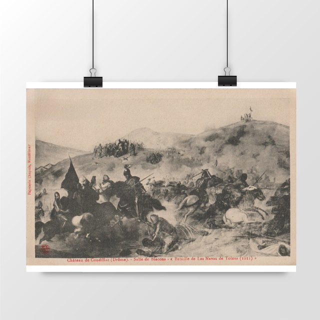 Image front Affiche CONDILLAC - Château de Condillac - Bataille de Las Navas de Tolosa - 1915