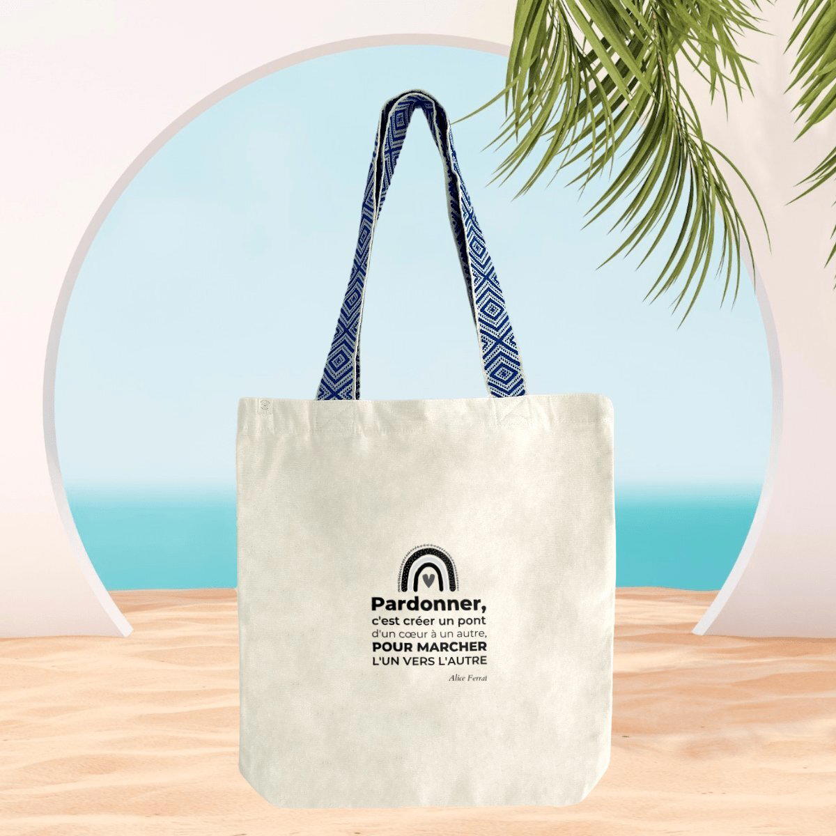 Image front Totebag 100% recyclé : Pardonner