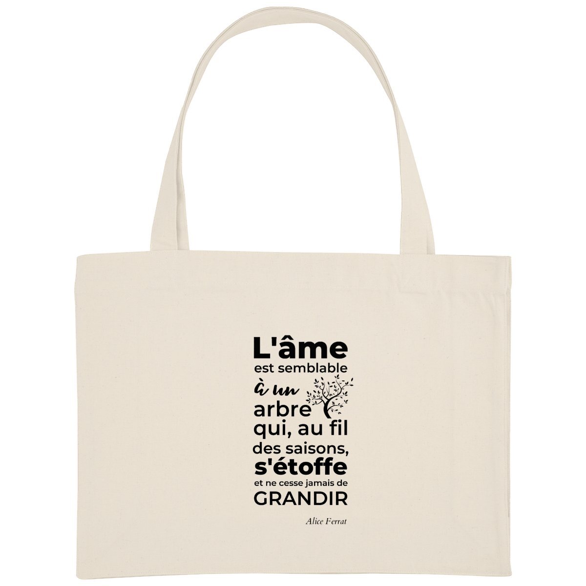 Image back Shopping Bag : L'âme Est Semblable À Un Arbre