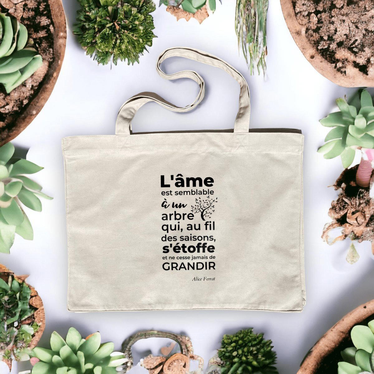 Image front Shopping Bag : L'âme Est Semblable À Un Arbre