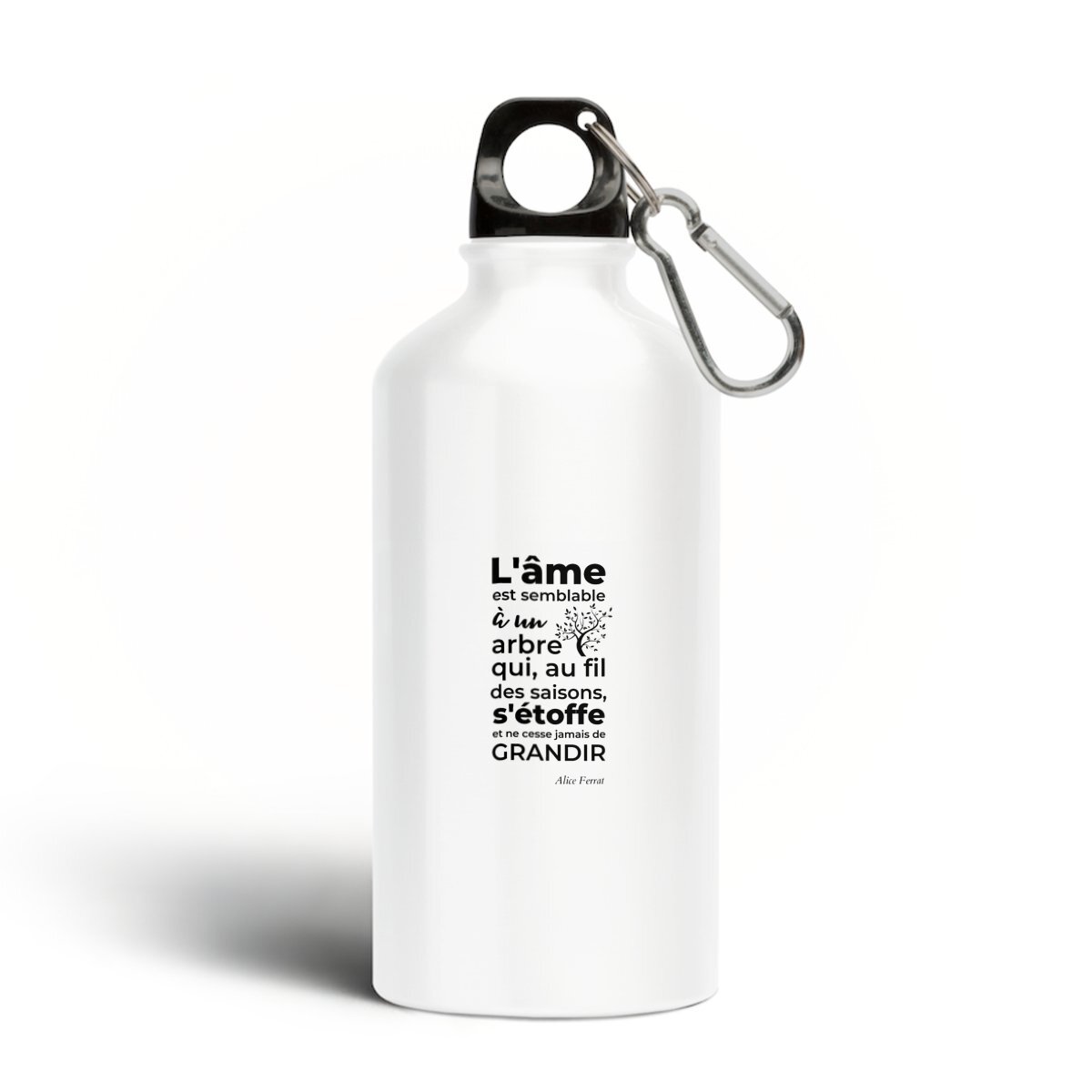 Image back Bouteille alu - L'âme est semblable