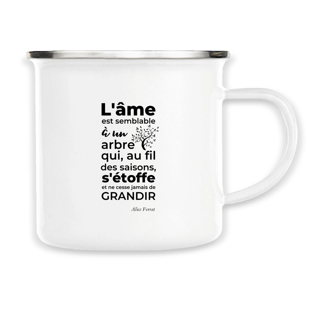 Image back Mug - L'âme est semblable