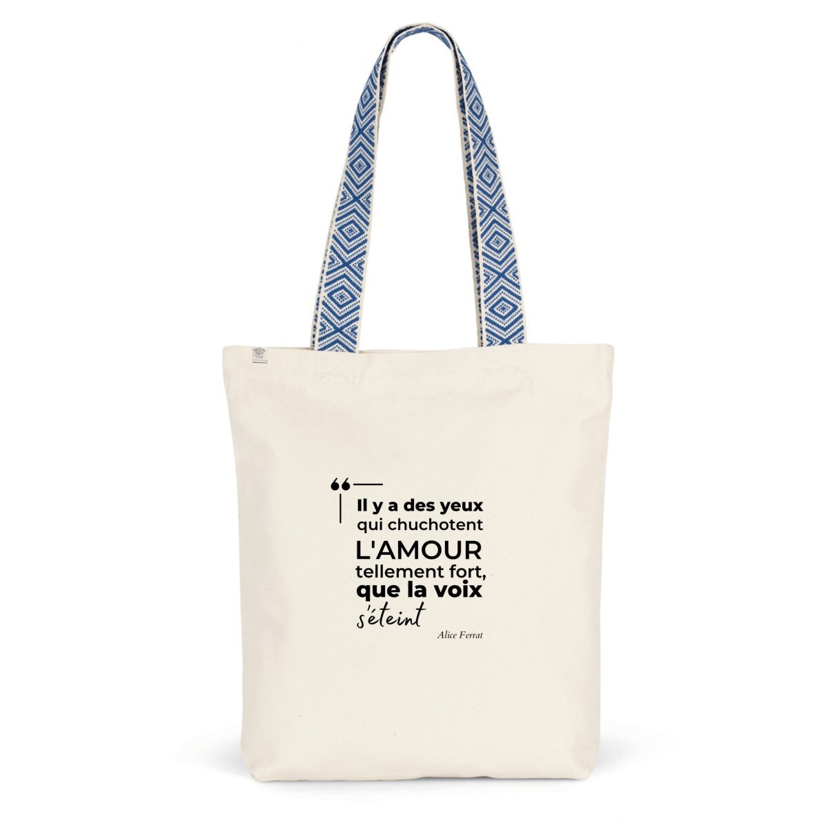 Image back Totebag 100% recyclé : Il y a des yeux 