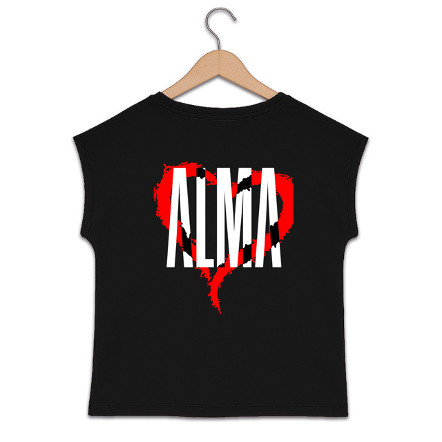 ALMA Logo Blanc | T-shirt Femme | EMNA - Image