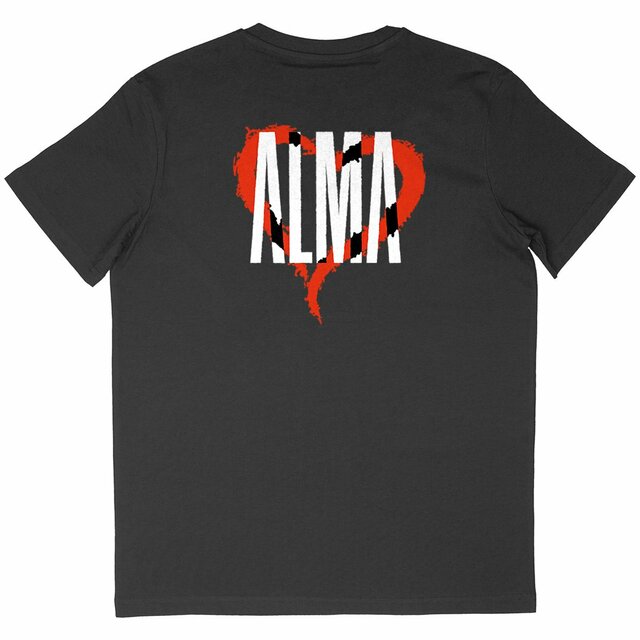 ALMA Logo Blanc | T-shirt OverSize | EMNA - Image