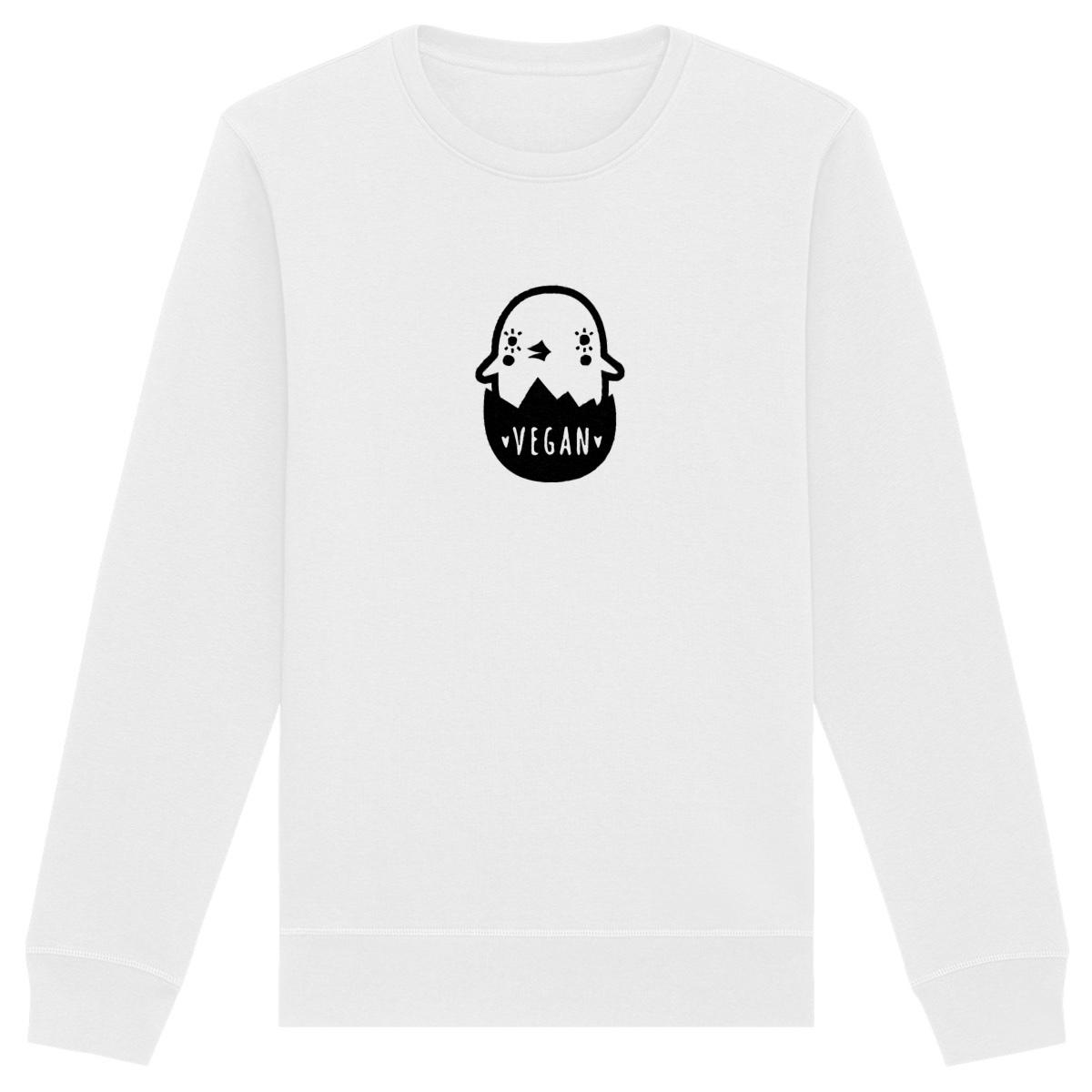 Image front Sweatshirt - Motif poussin vegan (centré)
