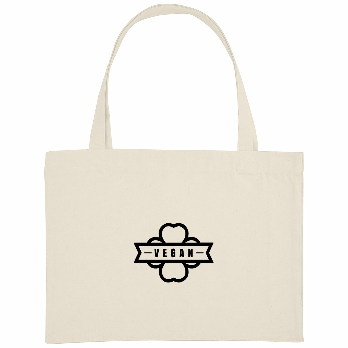 Image back Sac de courses - Motif fleur vegan