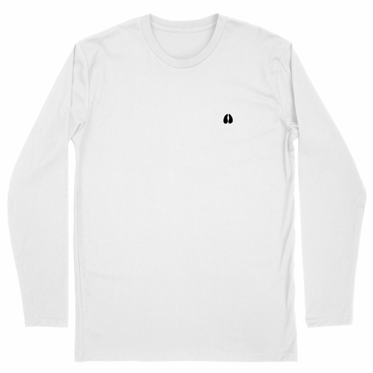 Image front T-shirt manches longues - Motif petit pas de vache