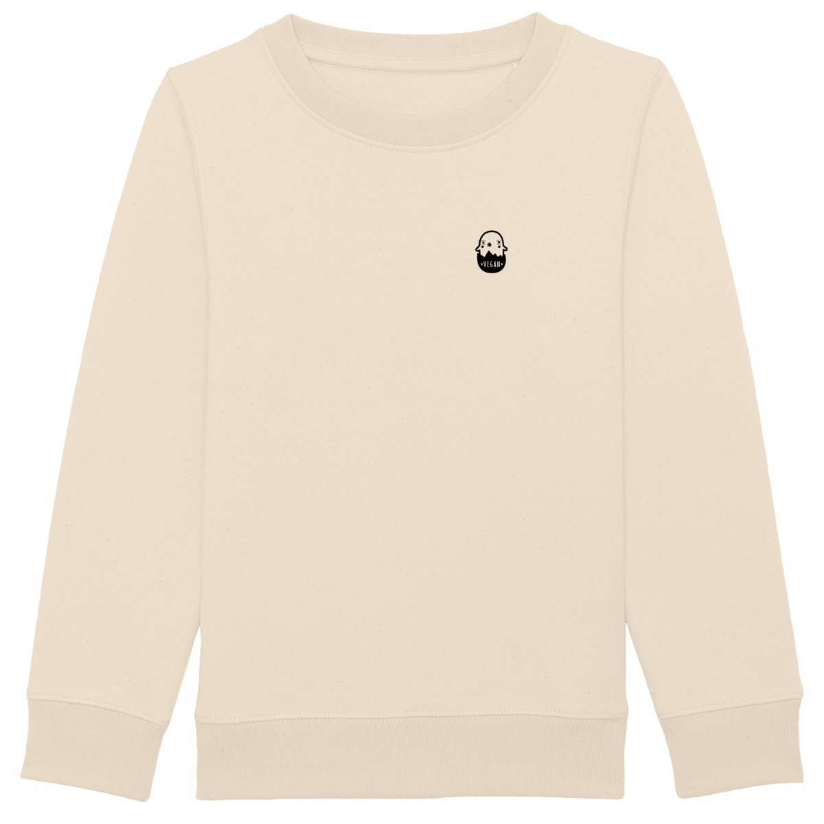 Image front Sweatshirt enfant - Motif poussin vegan