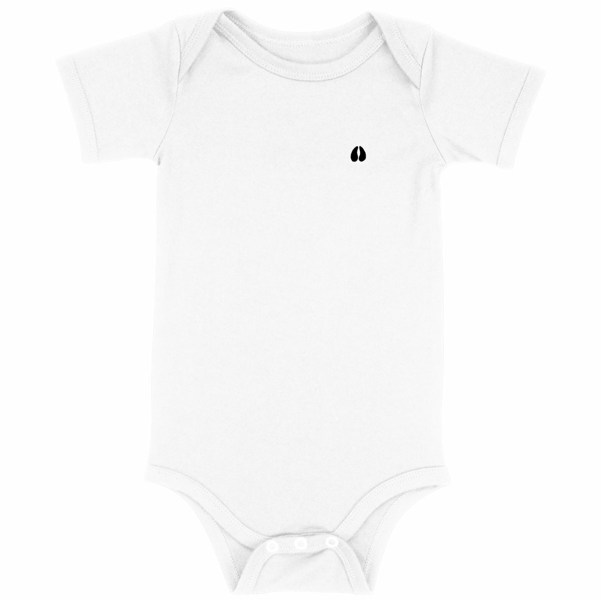 Image back Body bébé - Motif petit pas de vache