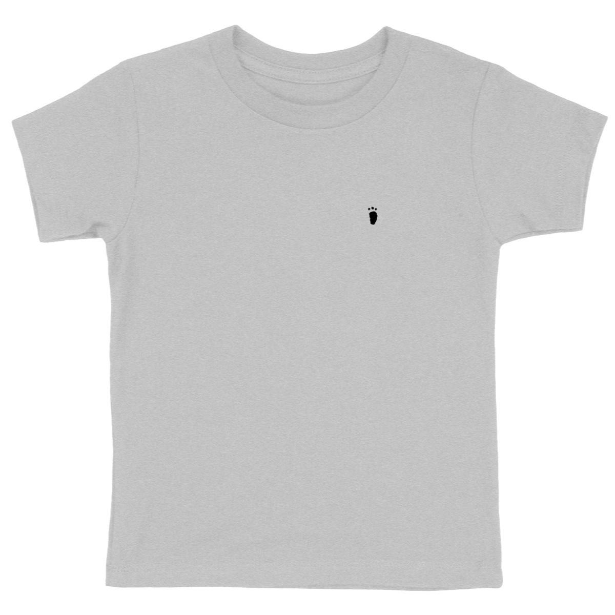 Image back T-shirt enfant - Motif petit pas de lapin