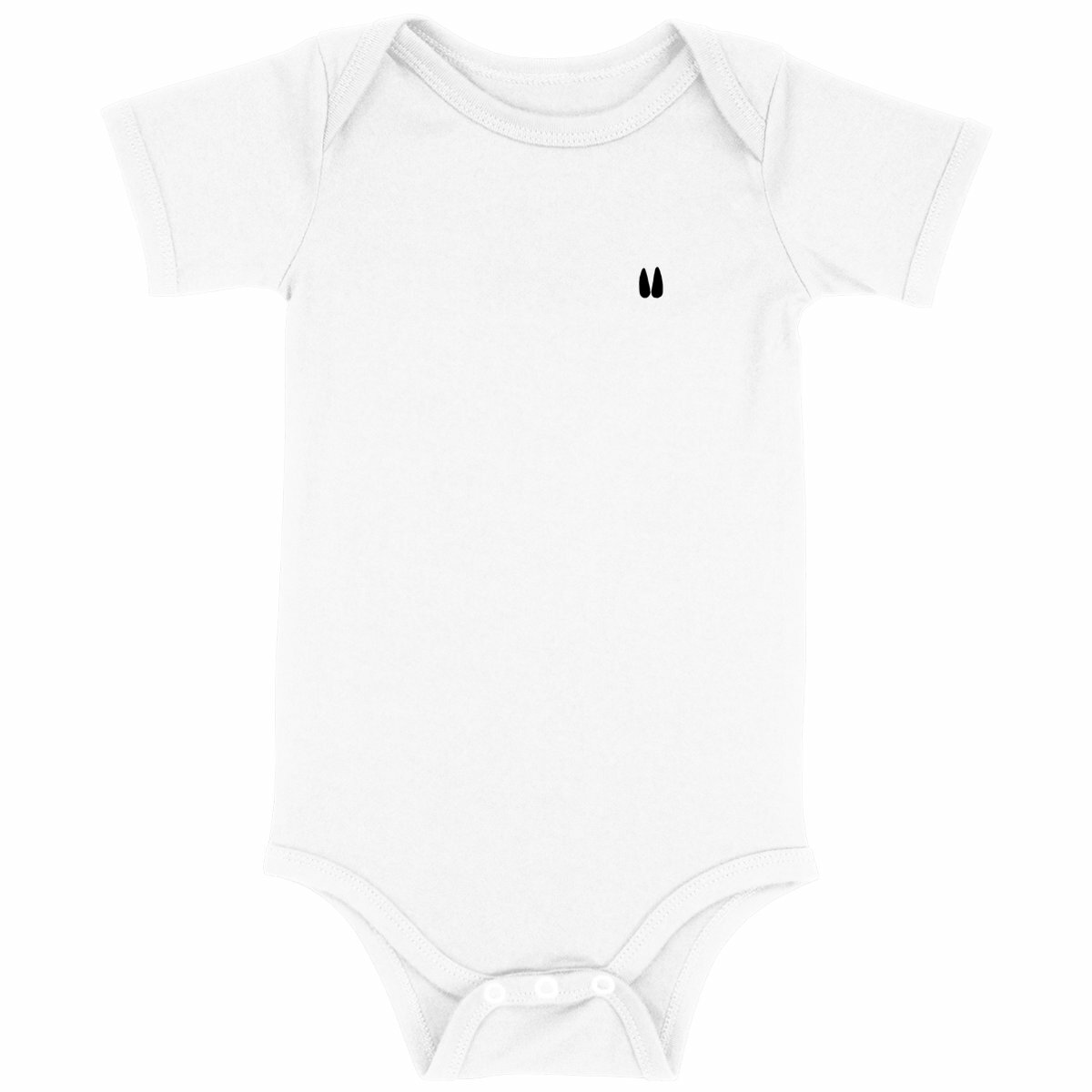 Image back Body bébé - Motif petit pas de mouton