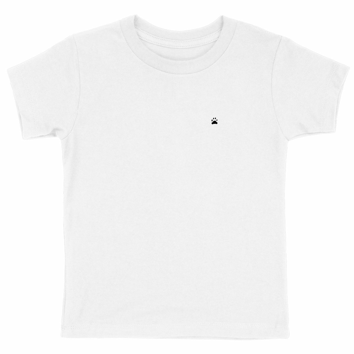Image front T-shirt enfant - Motif petit pas de chat