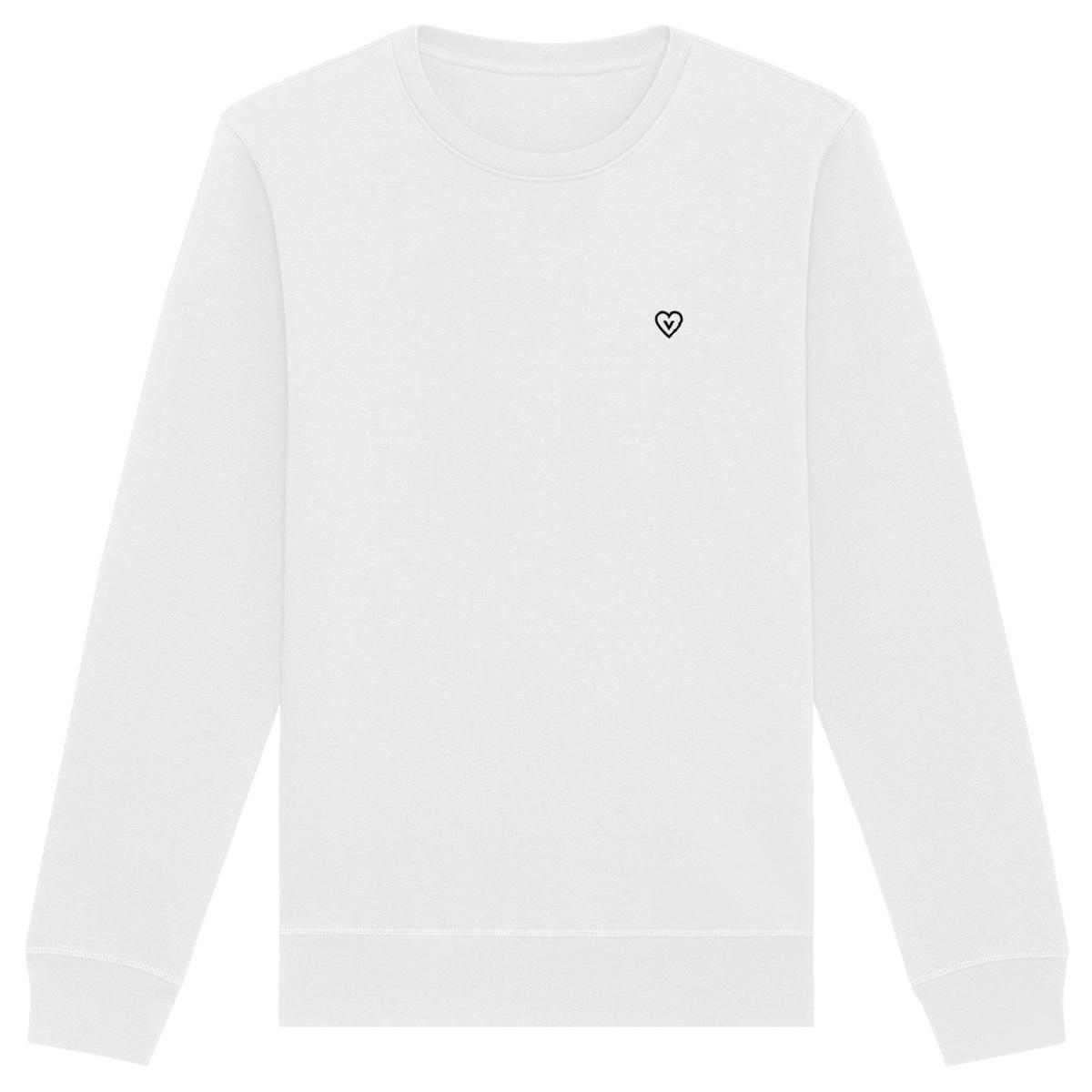 Image front Sweatshirt - Motif cœur vegan