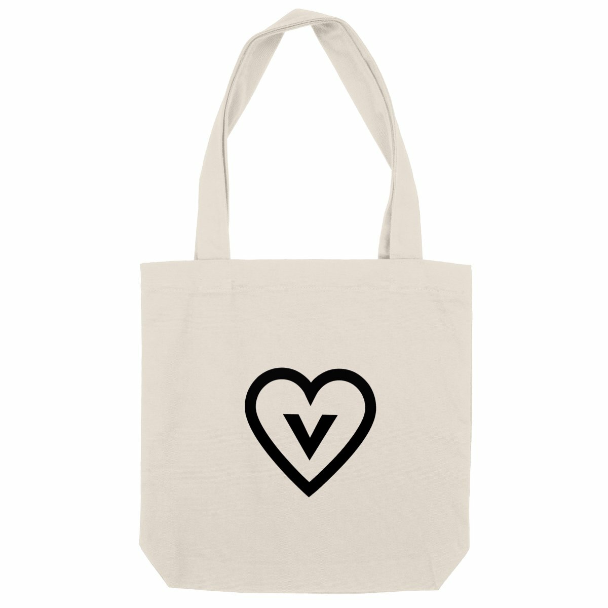 Image front Totebag - Motif Cœur Vegan