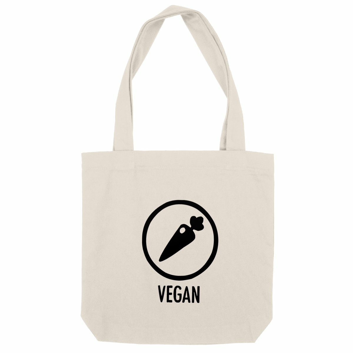 Image front Totebag - Motif Vegan (carotte)