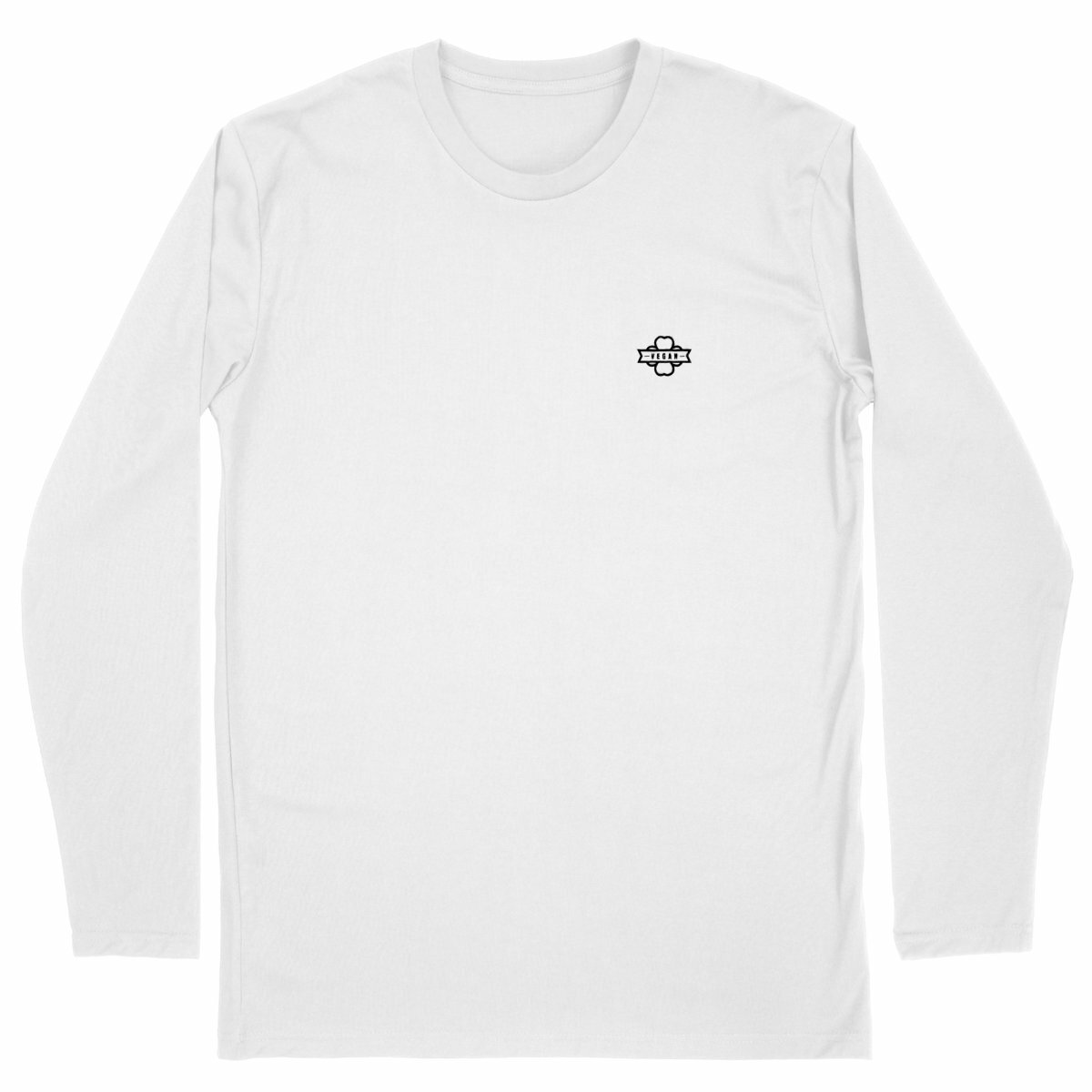 Image front T-shirt manches longues - Motif fleur vegan