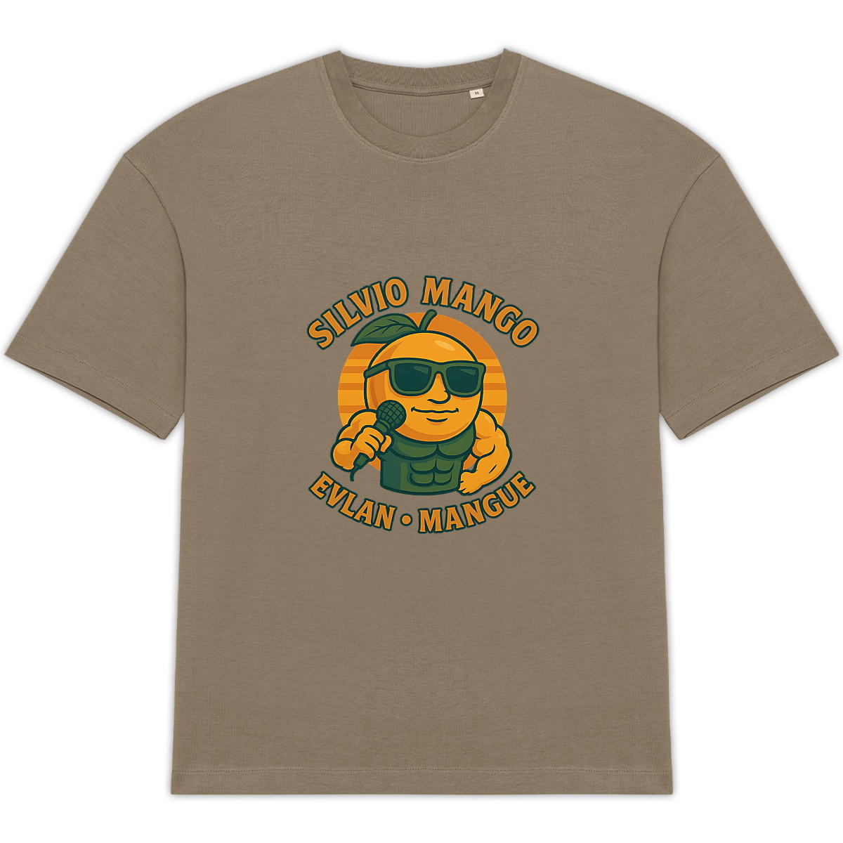 Image back T-shirt Oversize Mango 