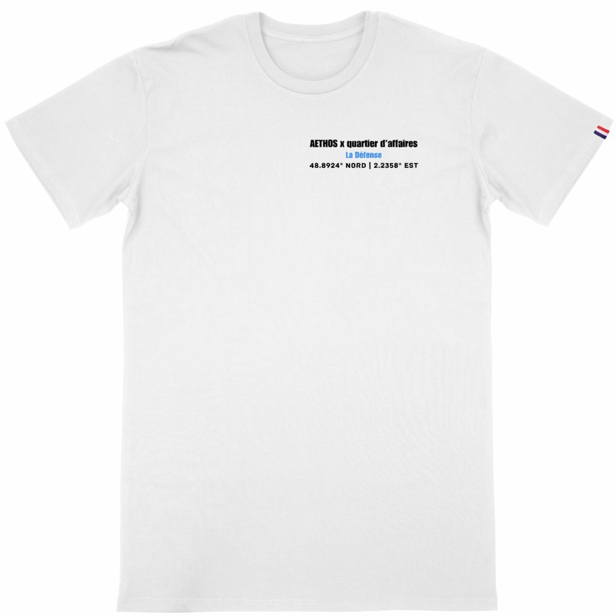 Image front T-shirt Homme Made in France Aethos - La Défense