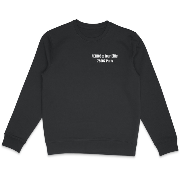 Image front Sweat-shirt Léger Unisexe Aethos x Paris - Tour Eiffel