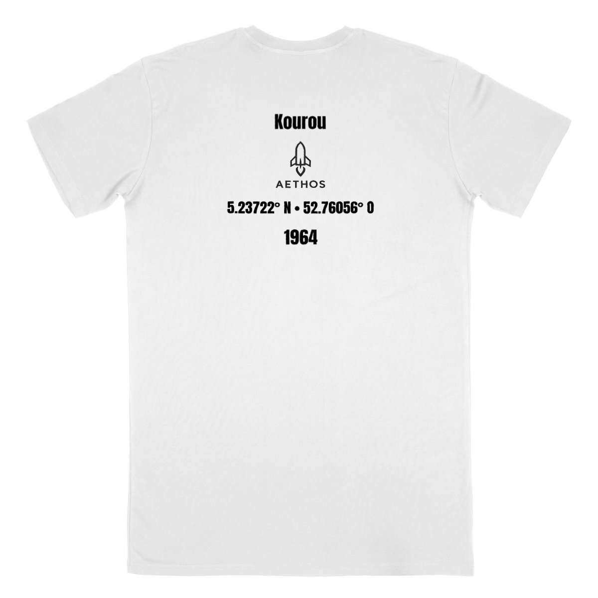 Image back T-shirt Homme Made in France Aethos x Guyane - Kourou