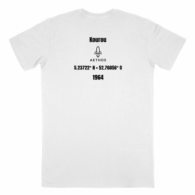 Image back T-shirt Homme Made in France Aethos x Guyane - Kourou