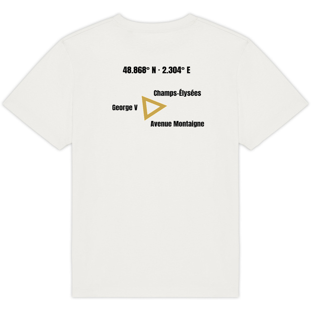 Image back T-shirt Unisexe Oversized Aethos x Paris - Triangle d'or