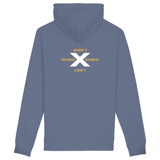 Image back Sweat à capuche avec poches latérales Aethos x Nancy - Place Stanislas