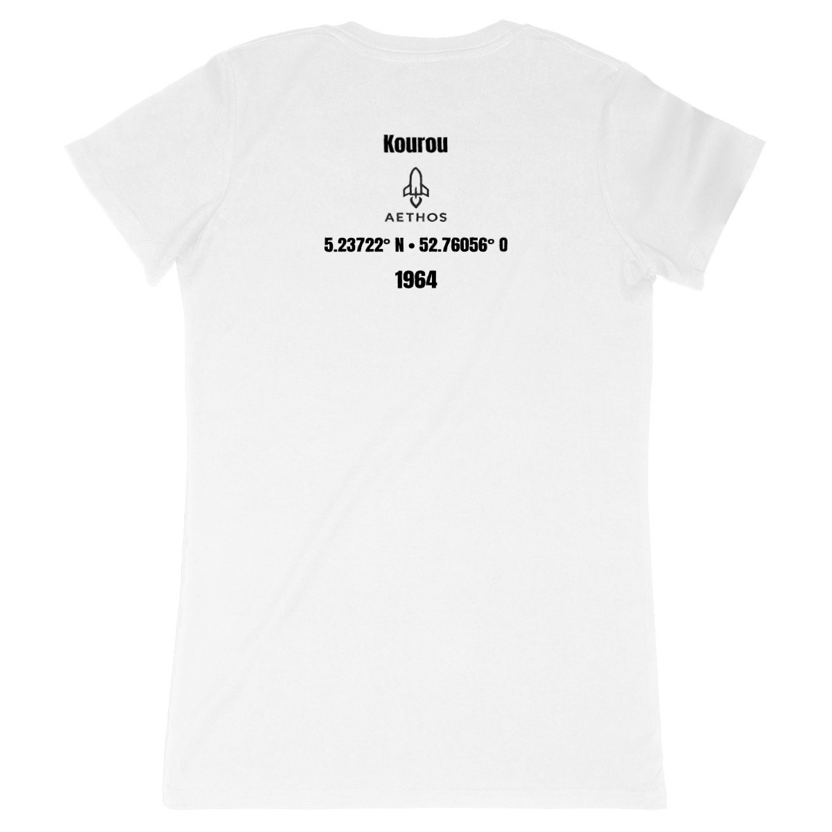 Image back T-shirt Femme Made in France Aethos x Guyane - Kourou