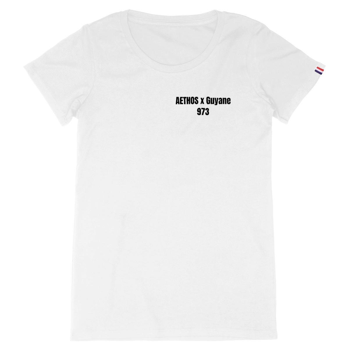 Image front T-shirt Femme Made in France Aethos x Guyane - Kourou