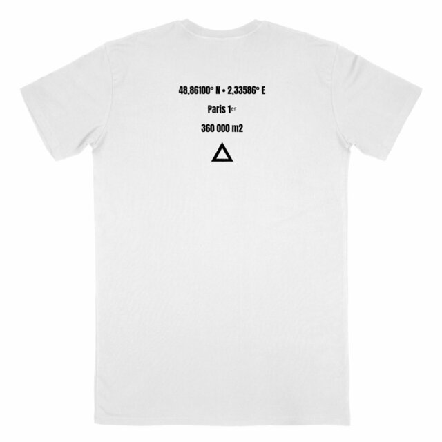 Image back T-shirt Homme Made in France Aethos x Paris - Louvre