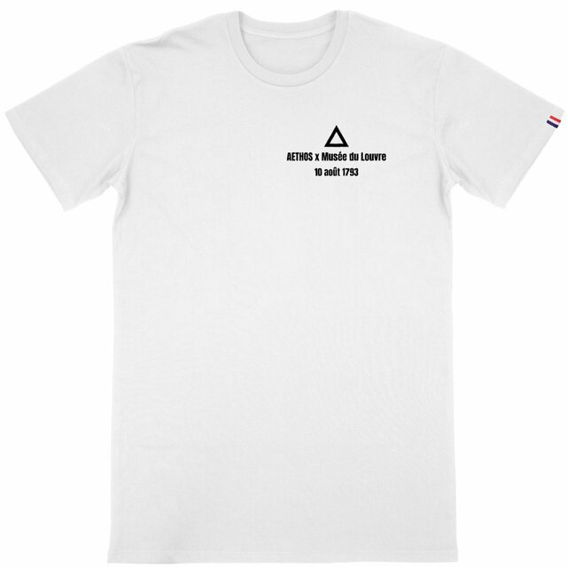 Image front T-shirt Homme Made in France Aethos x Paris - Louvre