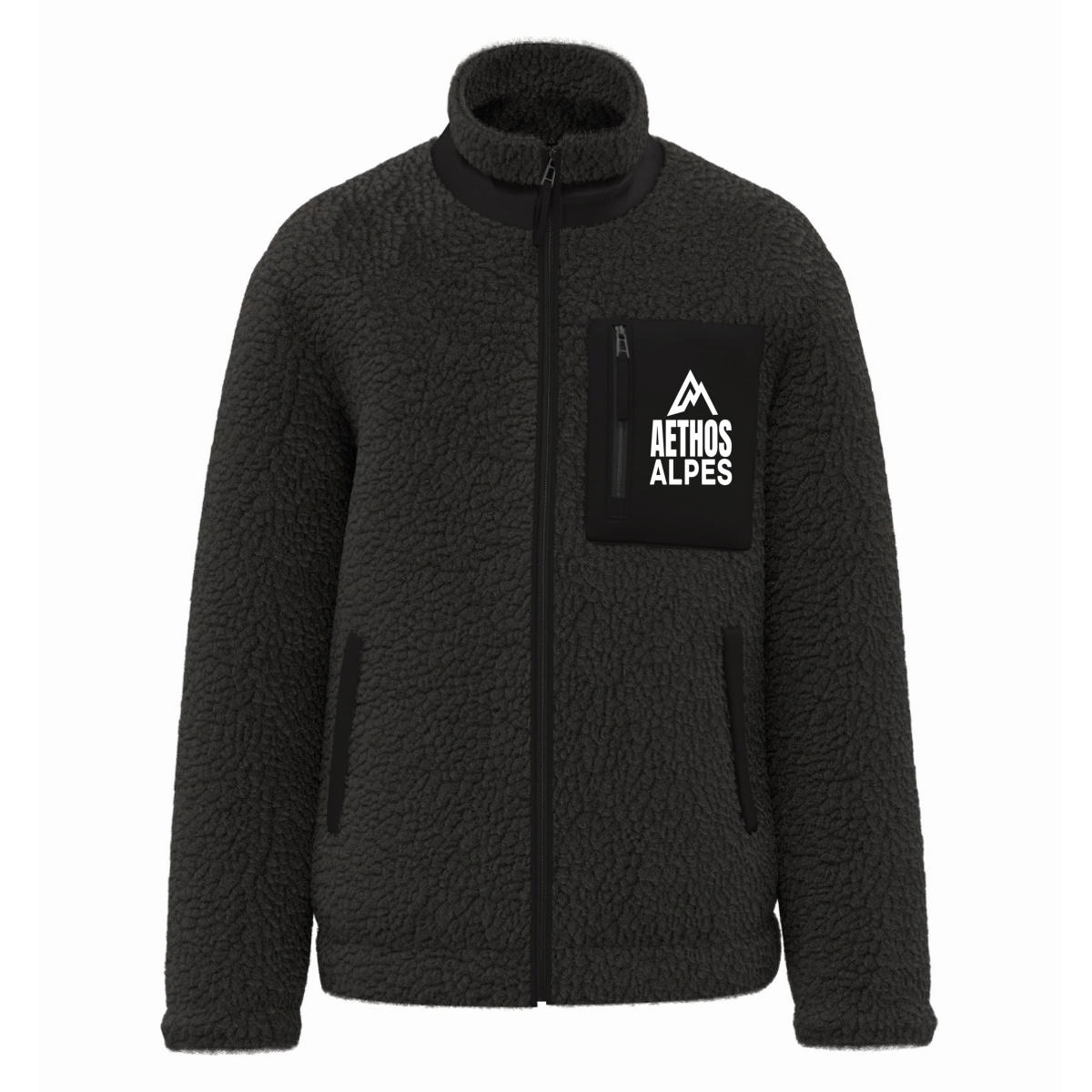Image front Veste unisexe en sherpa Aethos - Alpes