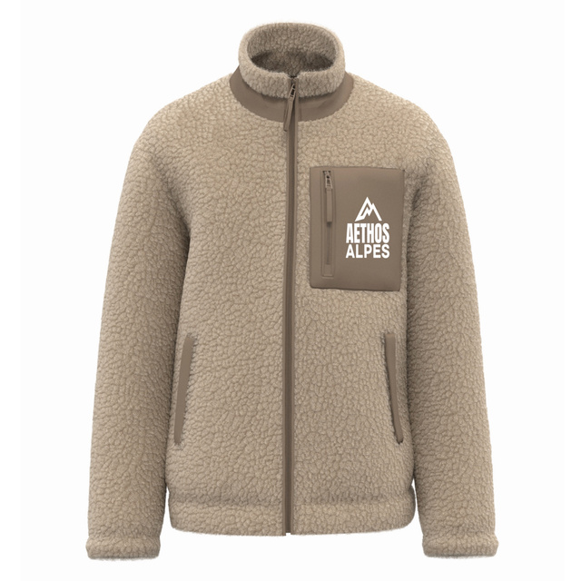 Image back Veste unisexe en sherpa Aethos - Alpes