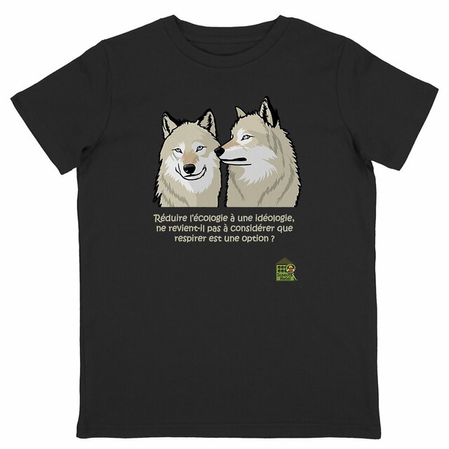 Image back T-shirt léger - Enfant - "Respirer"