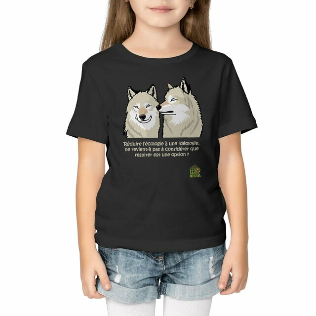 Image front T-shirt léger - Enfant - "Respirer"