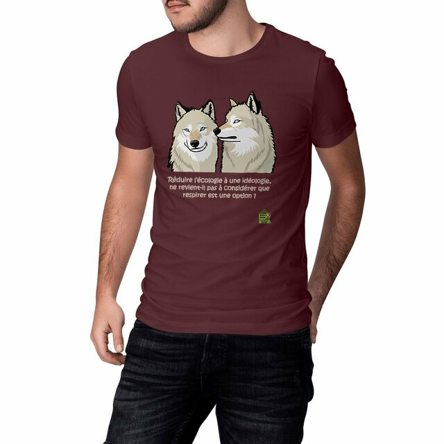 Image front T-shirt - homme ou femme - "Respirer"