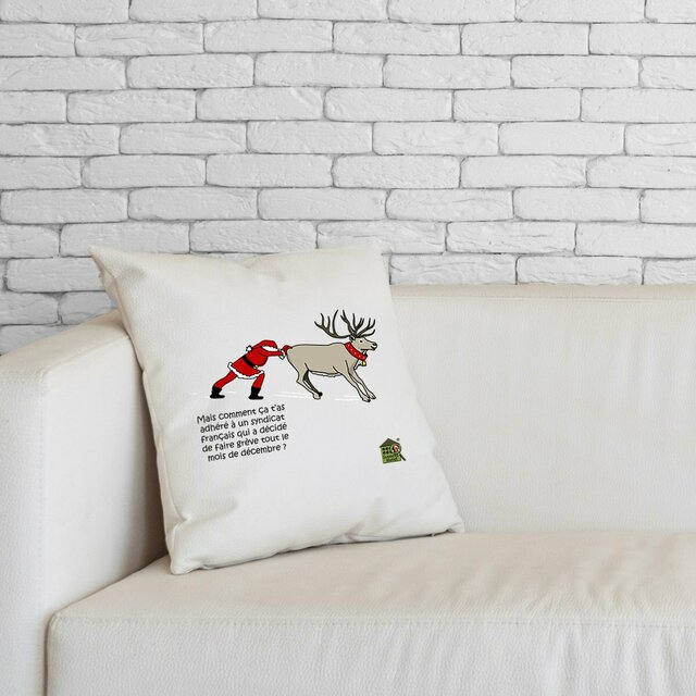 Image front Coussin 100% coton (40 X 40 cm) - "Coussin de Noël"