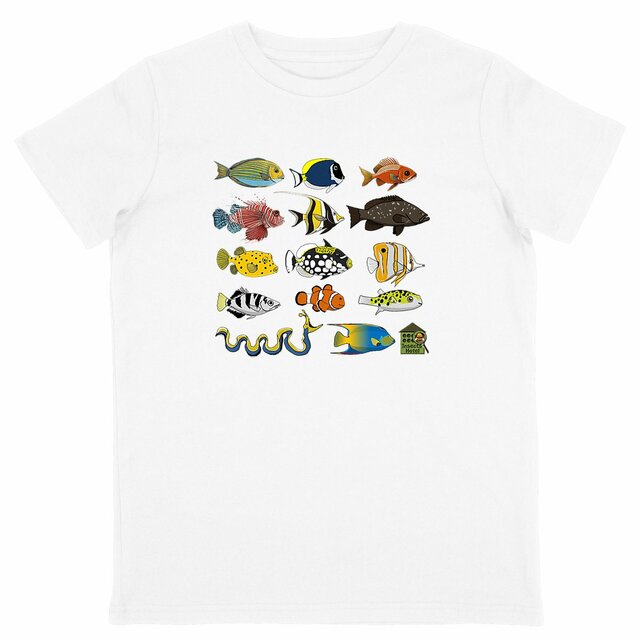 Image back T-shirt - Enfant - "Poissons tropicaux"