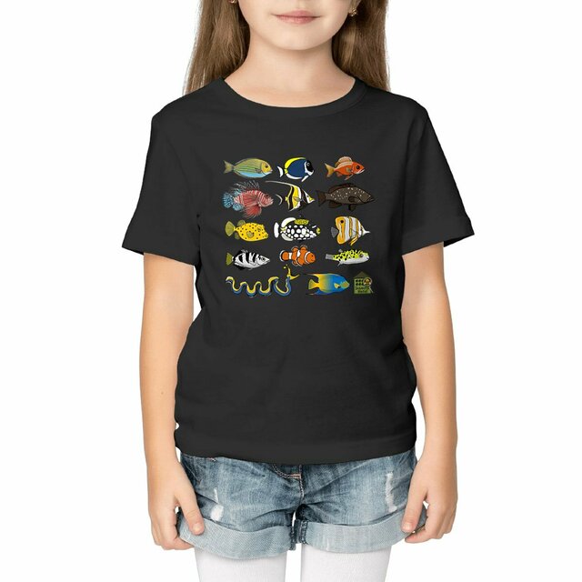 Image front T-shirt - Enfant - "Poissons tropicaux"