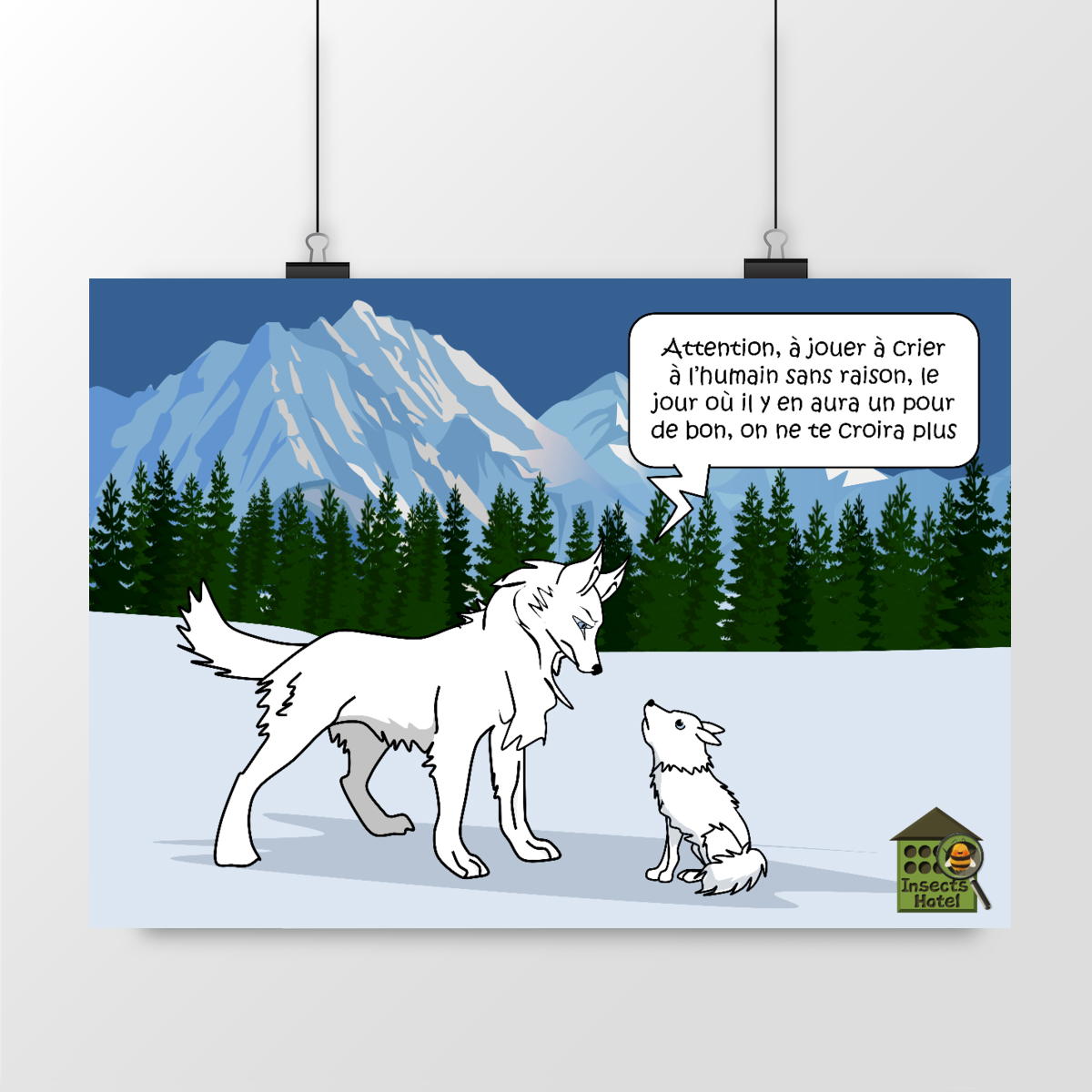 Image front Poster - "Au loup"