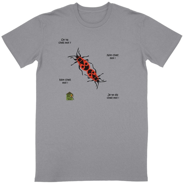 Image back T-shirt Classique - femme ou homme - "Gendarmes indécis"