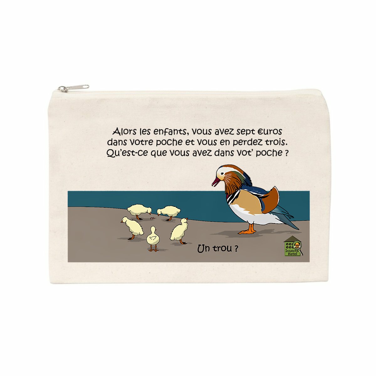 Image back Pochette - "trousse d'écolier malin"