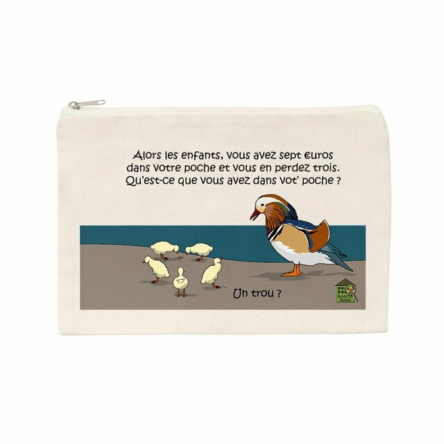 Image back Pochette - "trousse d'écolier malin"