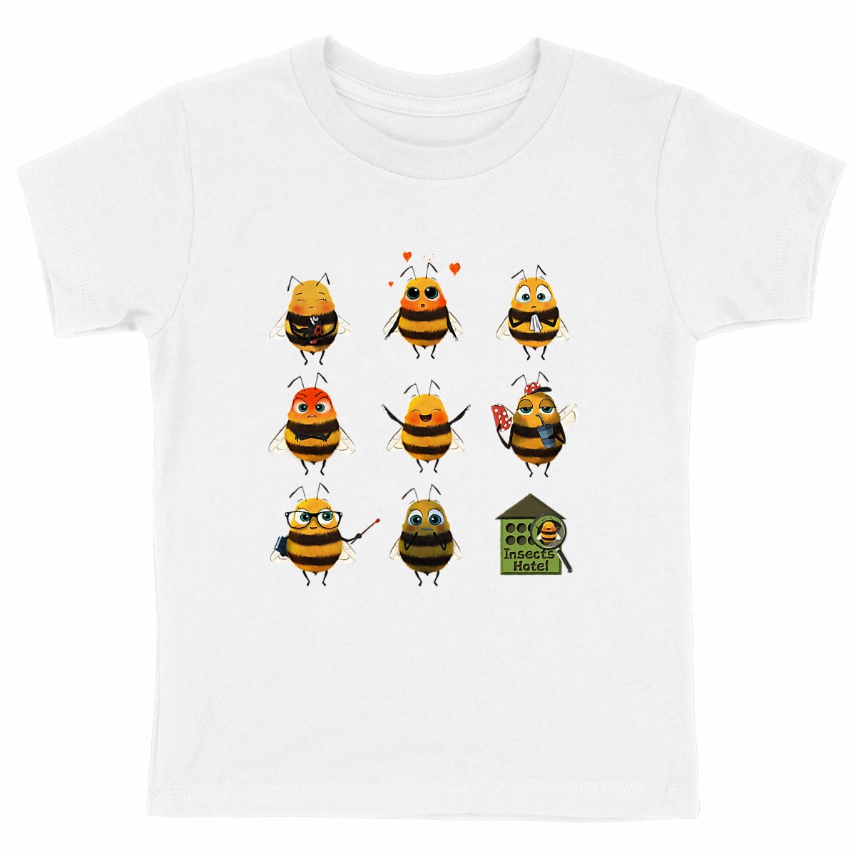 Image back T-shirt Epais - Enfant - "Beenie dans tous ses états"