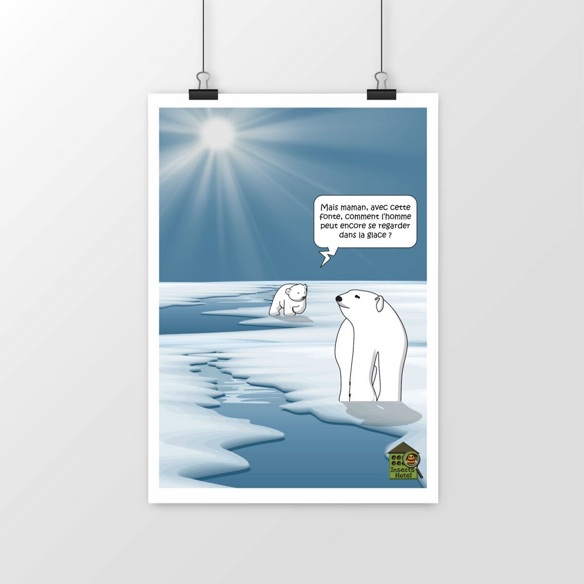 Image front Poster - "Ourson polaire"