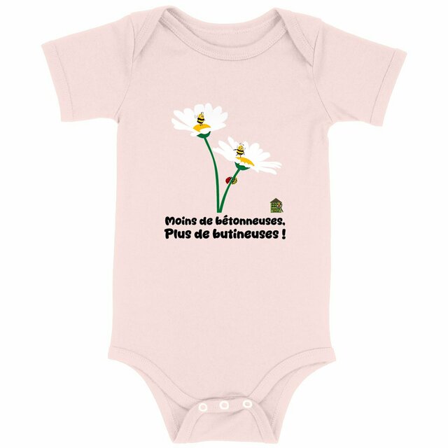 Image back Body bébé (personnalisable) - "Butineuses"