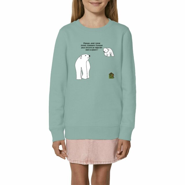 Image front Sweat shirt - Enfant - "Ours polaires"