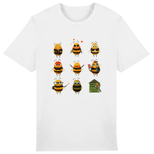 Image back T-shirt épais - femme ou homme - "Beenie dans tous ses états"